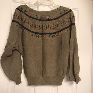 Vintage green sweater